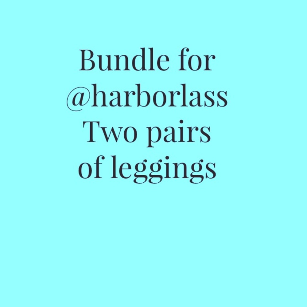 Bundle Of Two Leggings - image 1